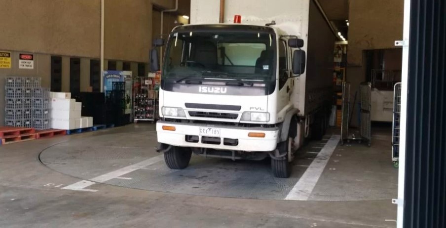 Loading Dock Turntables - AEDLER Logistik Solutions